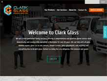 Tablet Screenshot of clarkglass.com.au